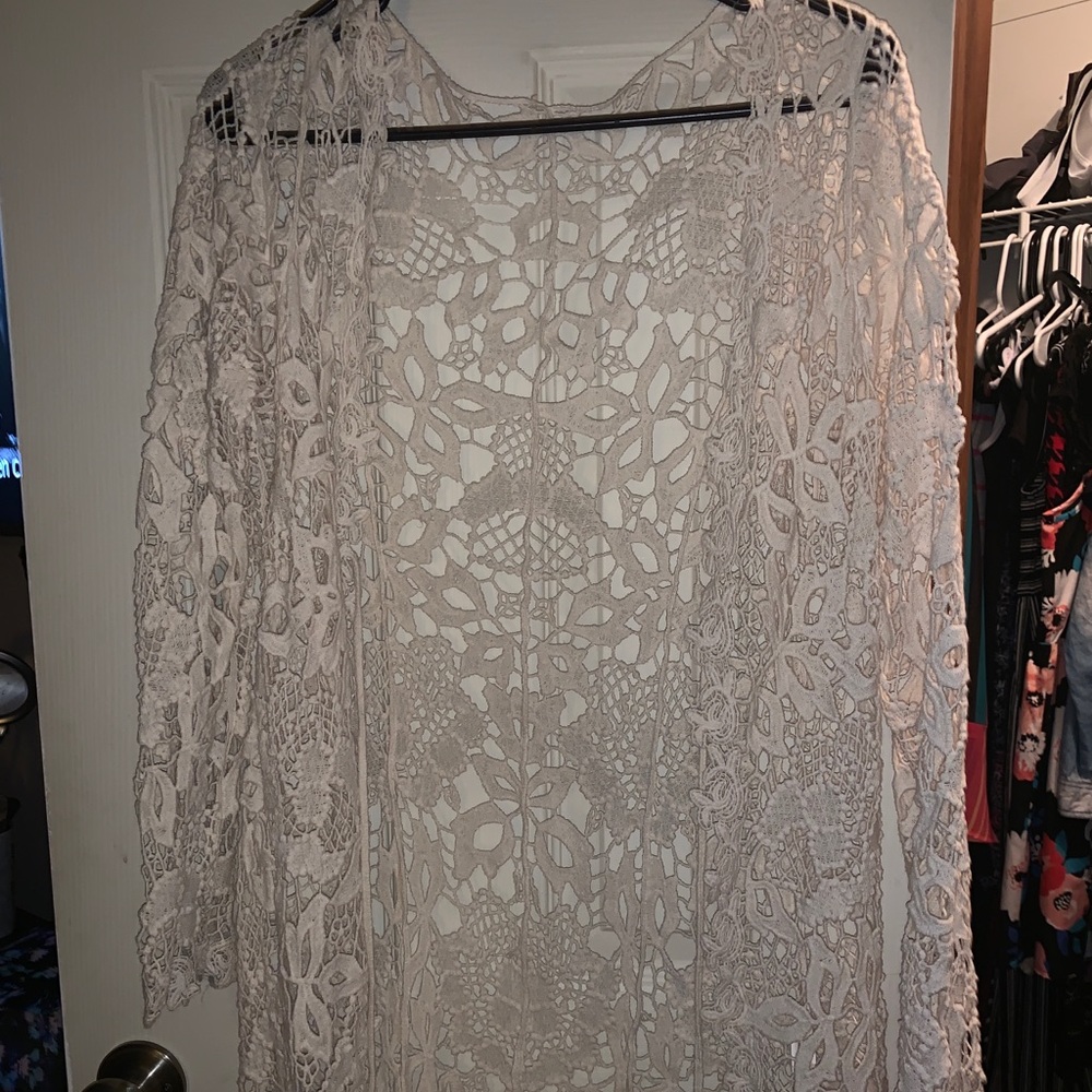 Crochet/lace cardigan